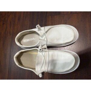 32 Degree Loafers White Slip on Washable Womans 9-10